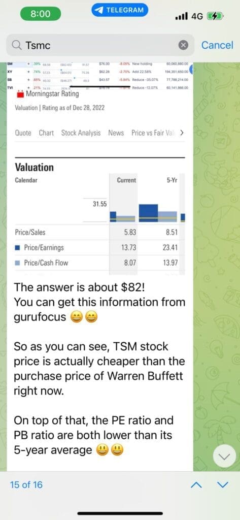 why did warren buffett sell tsmc telegram