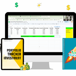 Investment Portfolio Tracker & Trade Journal Bundle